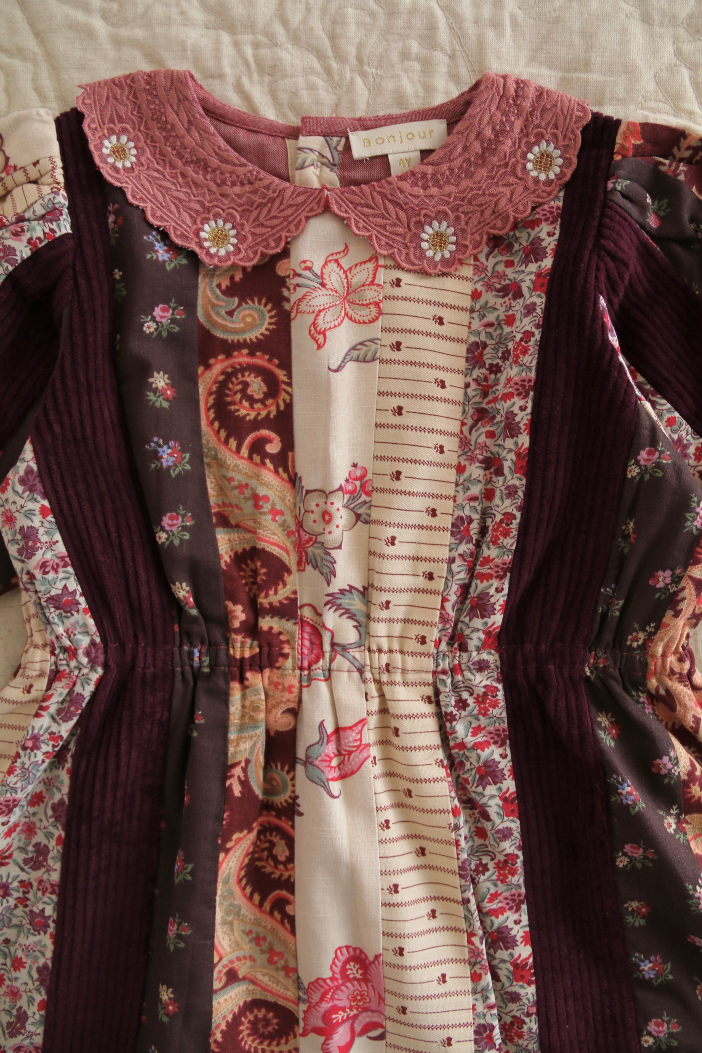 BONJOUR DIARY] PATCHWORK DRESS | PATCHWORK |