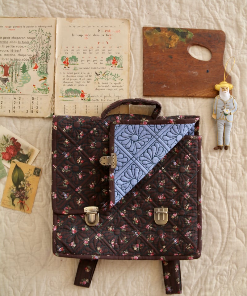 BONJOUR DIARY] SCHOOL BAG | Little bouquet pr