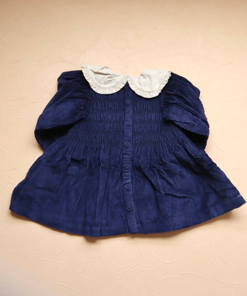 ワンピース Bonjour diary Blue lace tunique BONJOUR DIARY] TUNIQUE WITH REMOVABLE APRON |