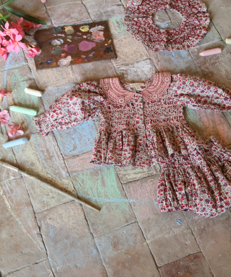 BONJOUR DIARY] BABY BLOUSE | Flowers field pr