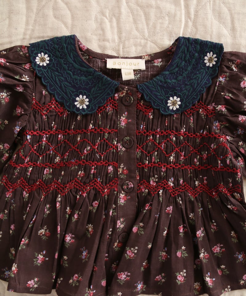 BONJOUR DIARY] BABY BLOUSE | Little bouquet p