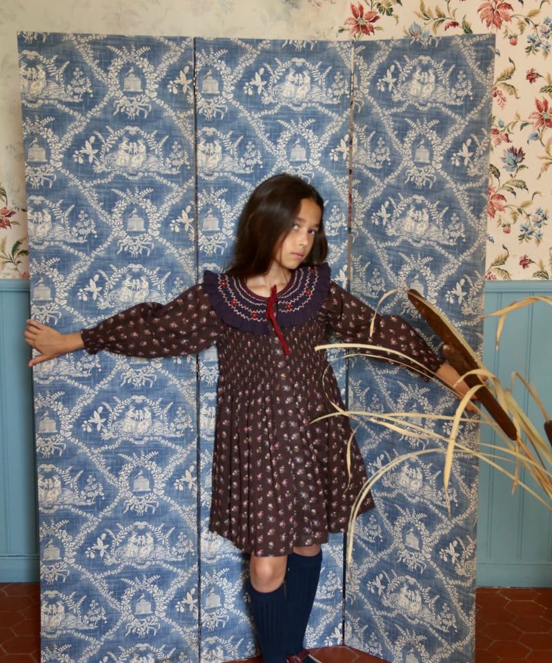 BONJOUR DIARY] TUNIC WITH HAIR CLIPS | Little