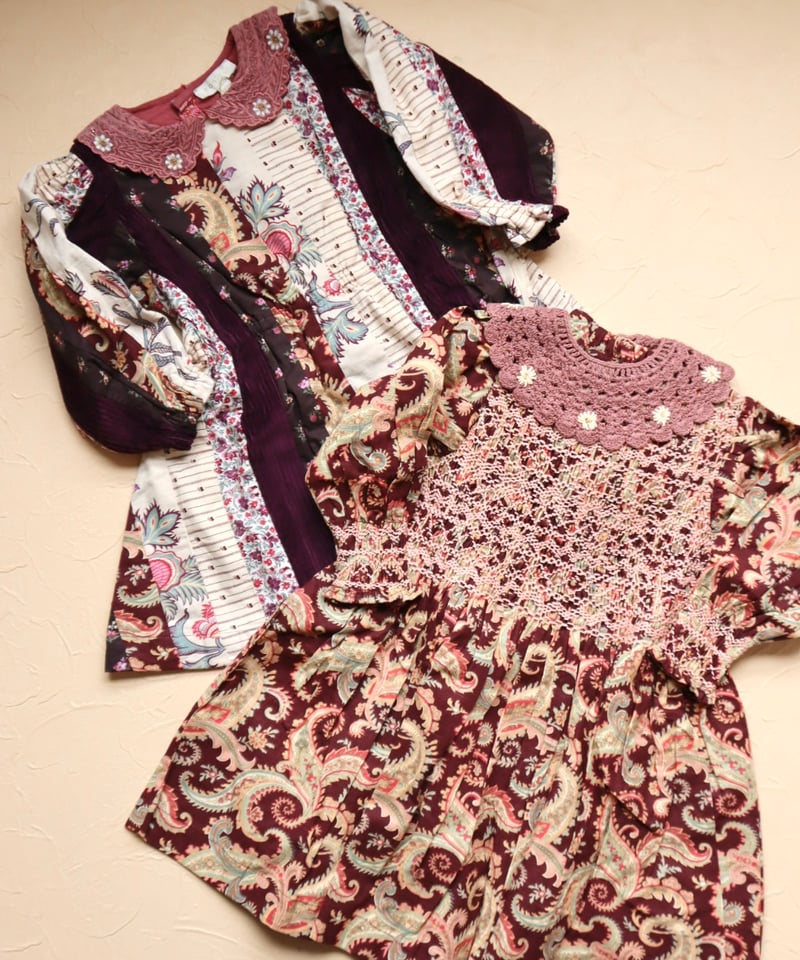 BONJOUR DIARY] PATCHWORK DRESS | PATCHWORK |