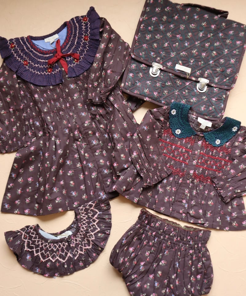 BONJOUR DIARY] TUNIC WITH HAIR CLIPS | Little