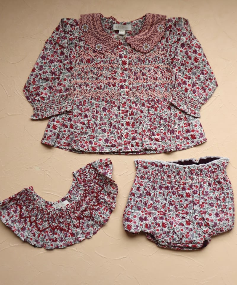 BONJOUR DIARY] BABY BLOUSE | Flowers field pr