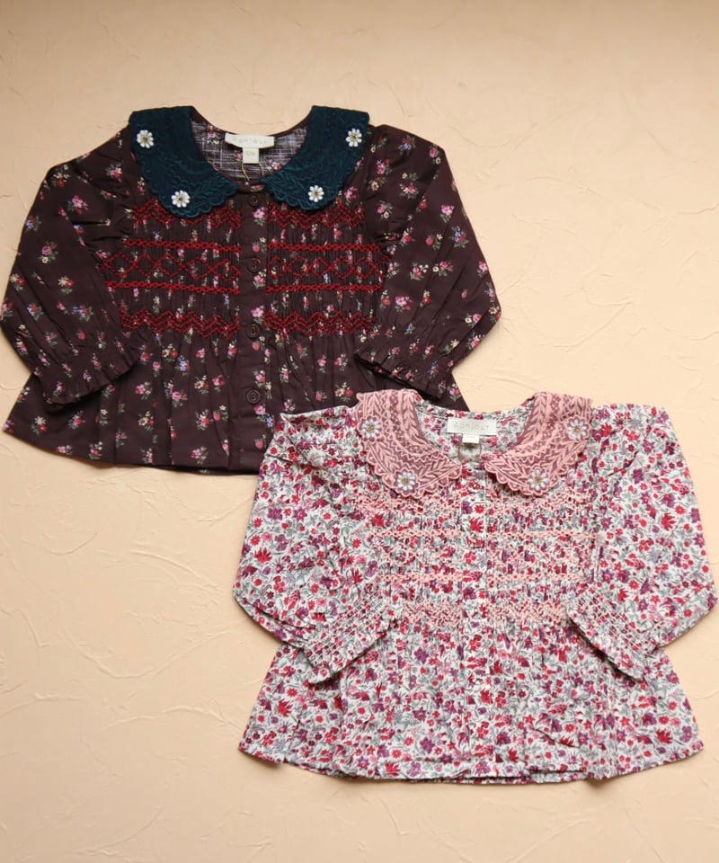 BONJOUR DIARY] BABY BLOUSE | Flowers field pr
