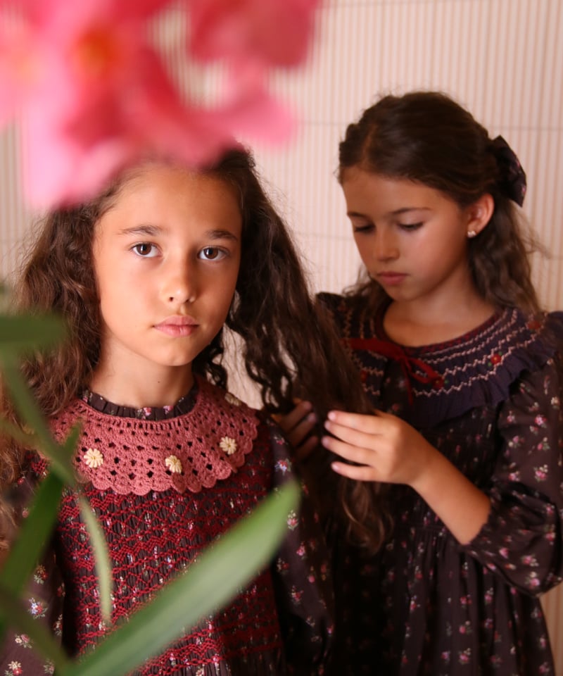 BONJOUR DIARY] TUNIC WITH HAIR CLIPS | Little