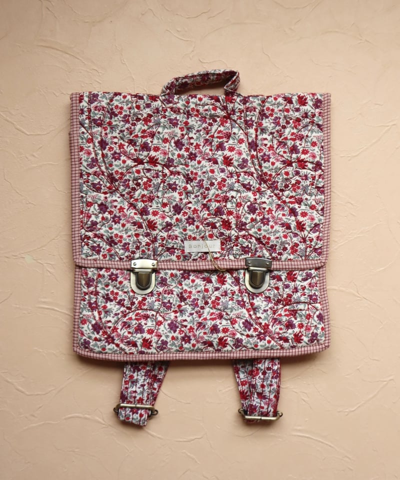 新品未使用タグ付き　Bonjour diary 6y BONJOUR DIARY] SCHOOL BAG | Flowers field pri