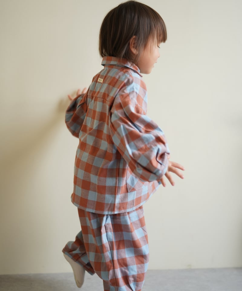 ボトムス organic zoo ShorelineGinghamLodgePants ORGANIC ZOO] Maple Gingham Lodge Pants | Mapl