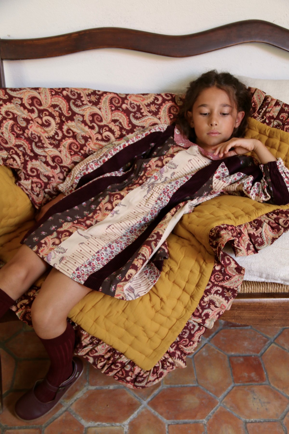 BONJOUR DIARY] PATCHWORK DRESS | PATCHWORK |