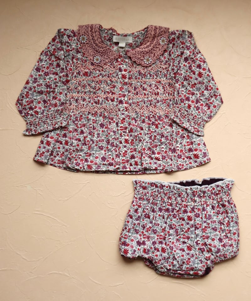 BONJOUR DIARY] REVERSIBLE BABY BLOOMER + FLOU