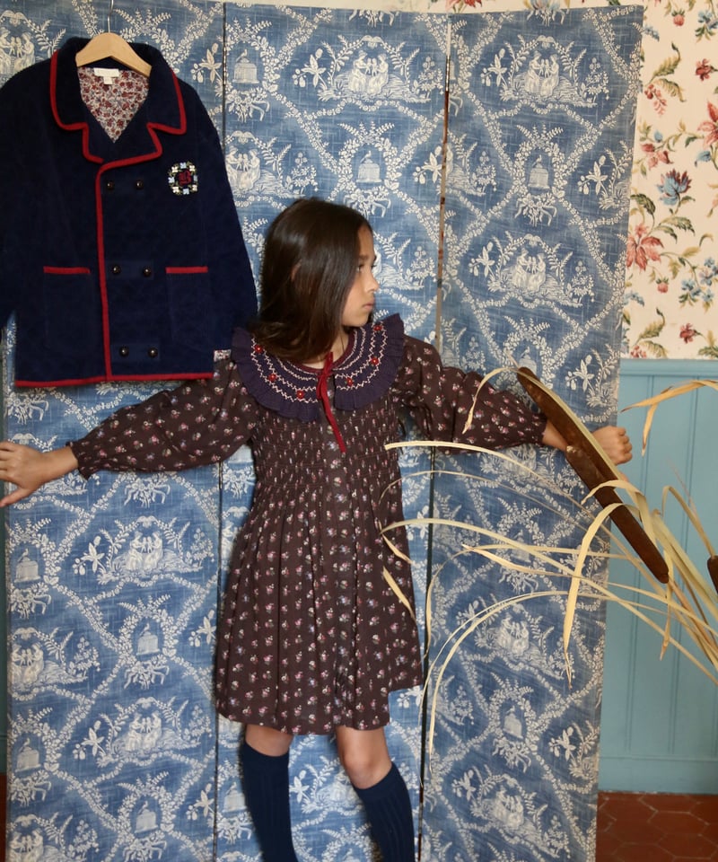 BONJOUR DIARY] TUNIC WITH HAIR CLIPS | Little