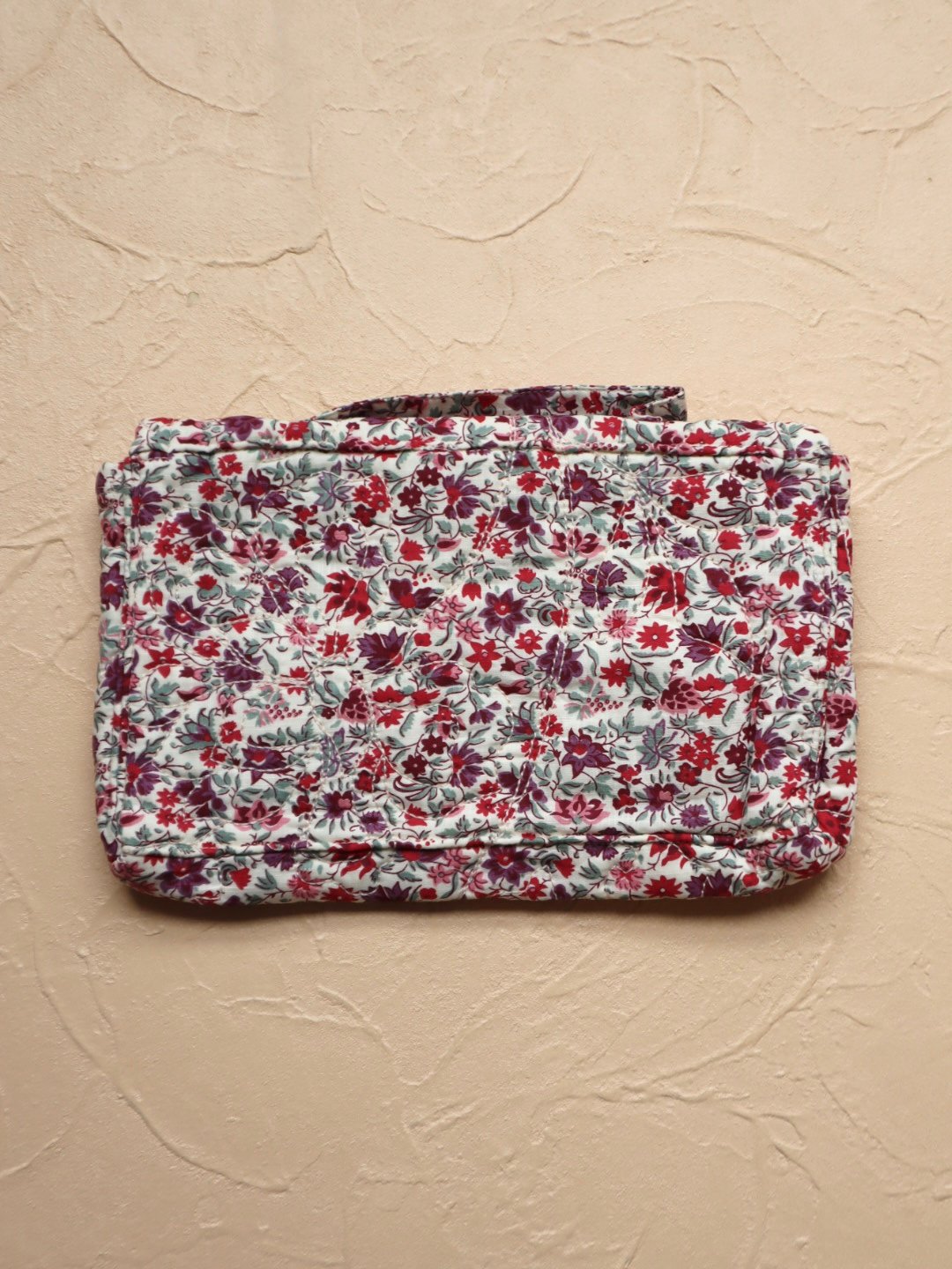 BONJOUR DIARY] QUILTED SCHOOL PENCIL CASE | F