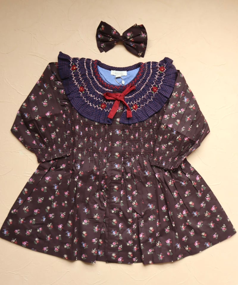 BONJOUR DIARY] TUNIC WITH HAIR CLIPS | Little