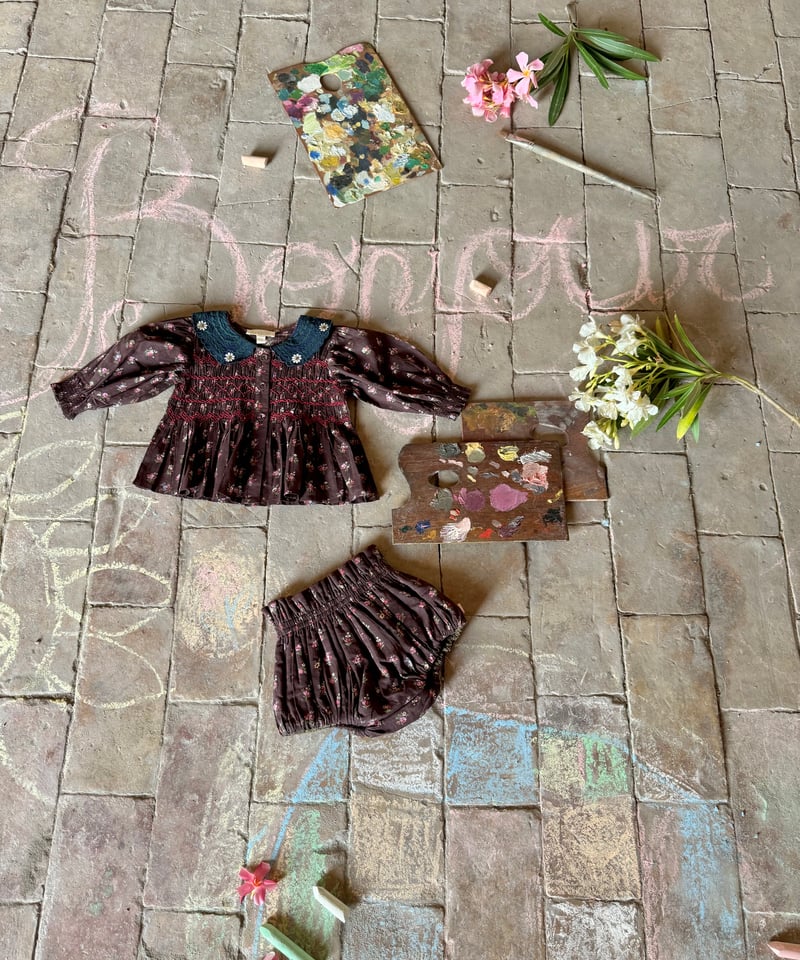BONJOUR DIARY] BABY BLOUSE | Little bouquet p