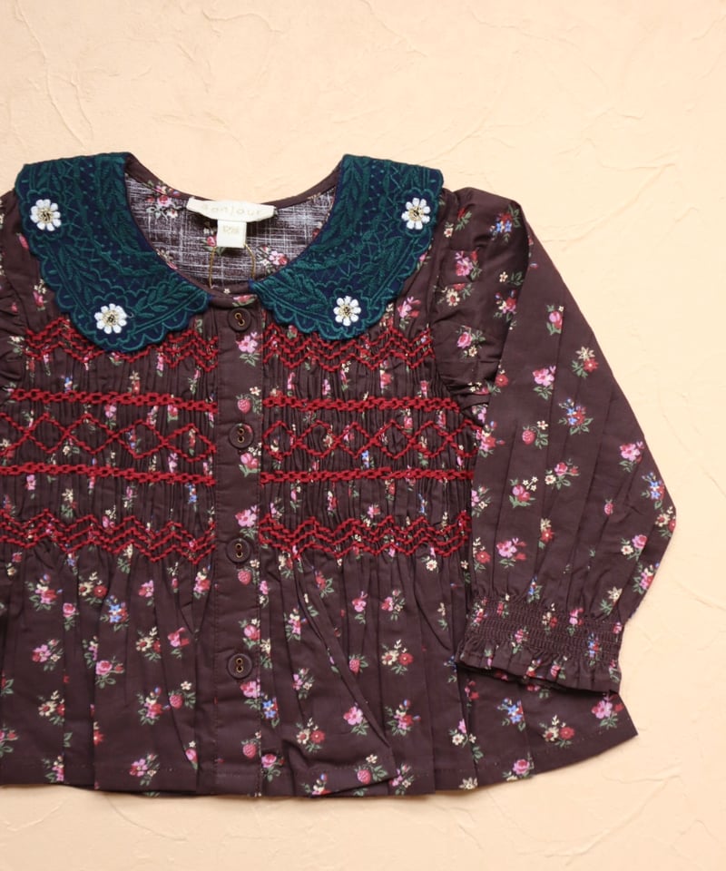 BONJOUR DIARY] BABY BLOUSE | Little bouquet p