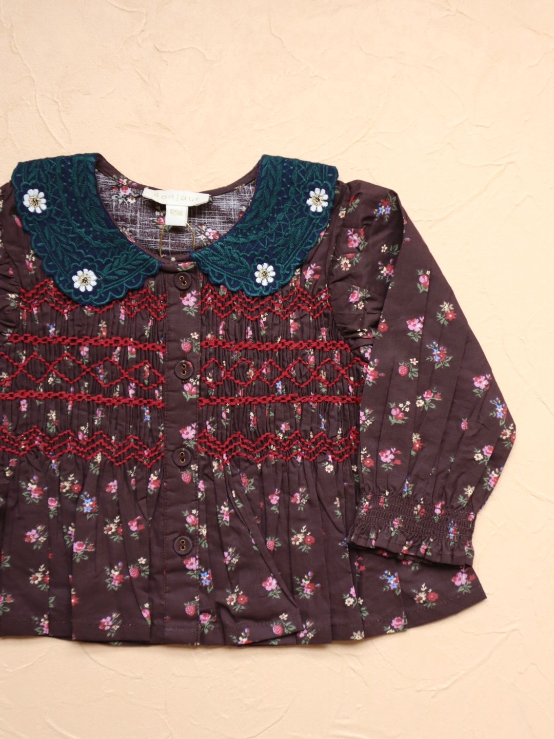 BONJOUR DIARY] BABY BLOUSE | Little bouquet p