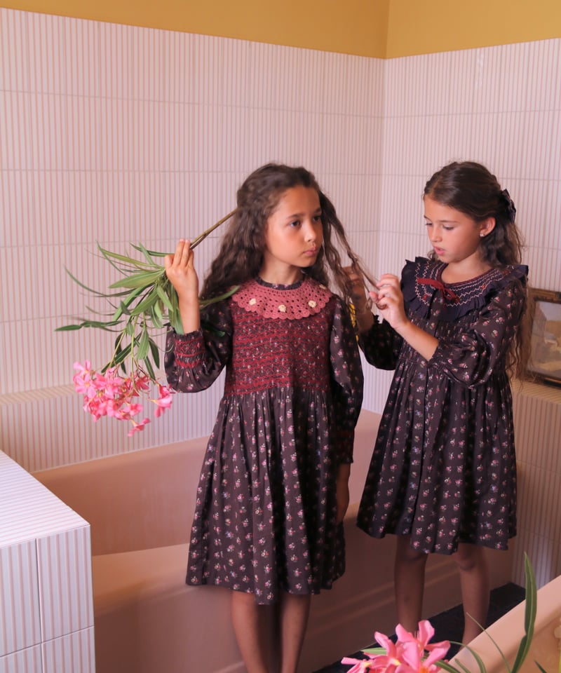 BONJOUR DIARY] TUNIC WITH HAIR CLIPS | Little