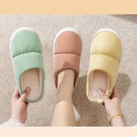 冬のダウンスリッパ