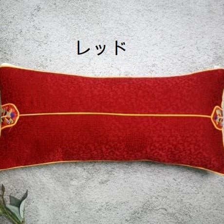 刺繍そば殻枕（頸椎ネックピロー）