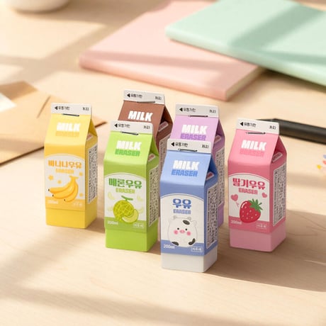 [ランダム]牛乳パック消しゴム