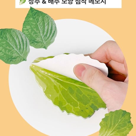 [ランダム]サムギョプサル包み野菜メモセット