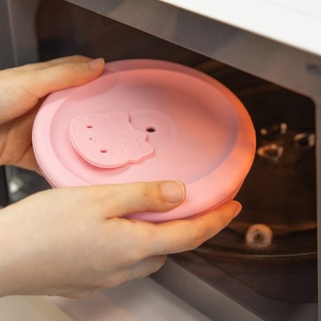 ハローキティ耐熱ガラス保存容器 355ml ピンク 3個セット