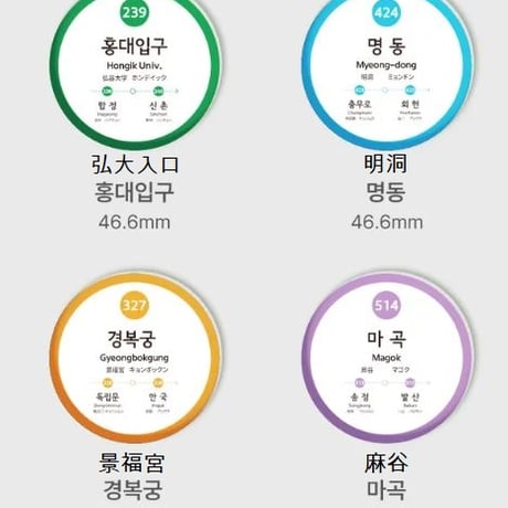 韓国地下鉄駅 MagSafeグリップトック