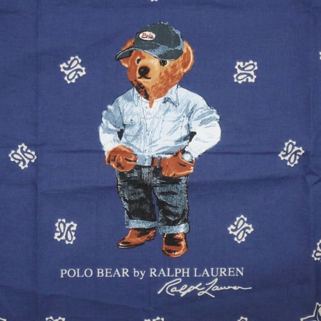 POLO RALPHLAUREN　"POLO BEAR PAISLEY BANDANA" BANDANA