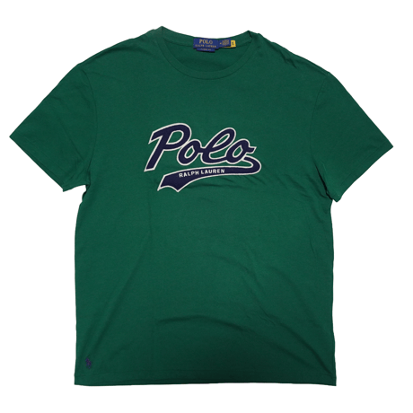 POLO RALPHLAUREN　"Script LOGO GREEN“ S/S TEE