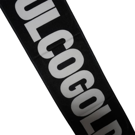 ACAPULCOGOLD　"BLACK LABEL LOGO SCARF TOWEL"　TOWEL