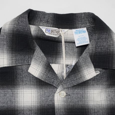 FIVE BROTHER　"BLACK WHITE SHIRT" SHIRT