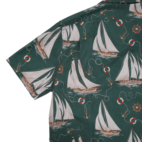 POLO RALPHLAUREN　"CLASSIC FIT SAILBOAT OXFORD CAMP" S/S SHIRT