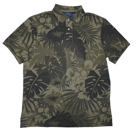 POLO RALPHLAUREN　"PALM CAMO" POLO SHIRT