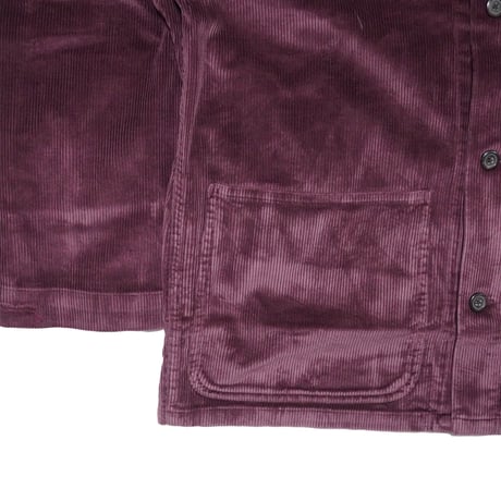 POLO RALPHLAUREN　"CORDUROY UTILITY OVER SHIRT" BURGUNDY JACKET