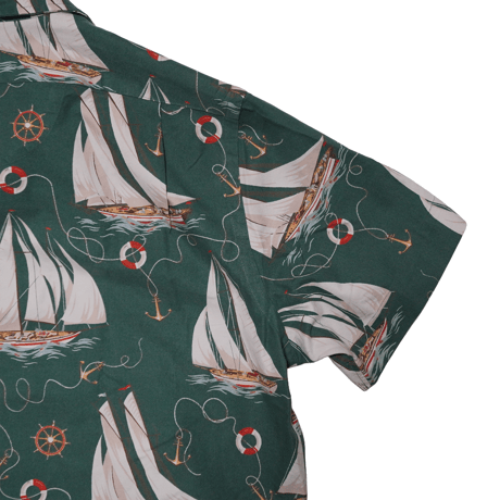 POLO RALPHLAUREN　"CLASSIC FIT SAILBOAT OXFORD CAMP" S/S SHIRT