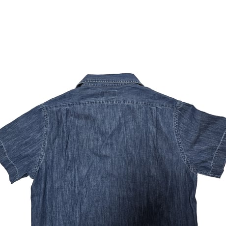 POLO RALPHLAUREN　"CHAMBRAY INDIGO DENIM SHIRT" S/S SHIRT