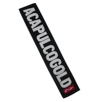 ACAPULCOGOLD　"BLACK LABEL LOGO SCARF TOWEL"　TOWEL