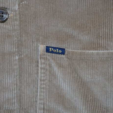 POLO RALPHLAUREN　"GARMENT-DYED CORDUROY BURTON OVER SHIRT" JACKET