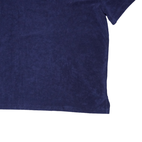 POLO RALPHLAUREN　"PILE POLO SHIRT" S/S SHIRT NAVY / WHITE