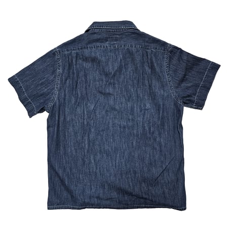 POLO RALPHLAUREN　"CHAMBRAY INDIGO DENIM SHIRT" S/S SHIRT