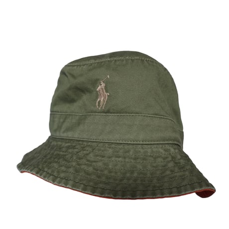 POLO RALPHLAUREN　"OLIVE DRAB OD BAGUETTE HAT" BAGUETTE HAT