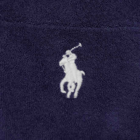 POLO RALPHLAUREN　"PILE POLO SHIRT" S/S SHIRT NAVY / WHITE