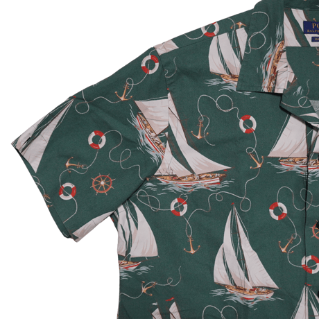 POLO RALPHLAUREN　"CLASSIC FIT SAILBOAT OXFORD CAMP" S/S SHIRT