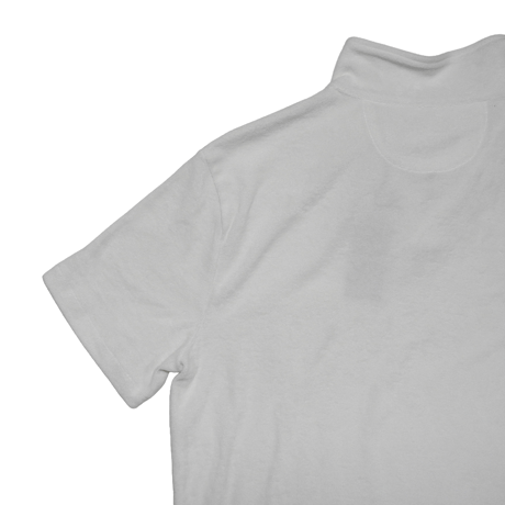 POLO RALPHLAUREN　"PILE POLO SHIRT" S/S SHIRT NAVY / WHITE