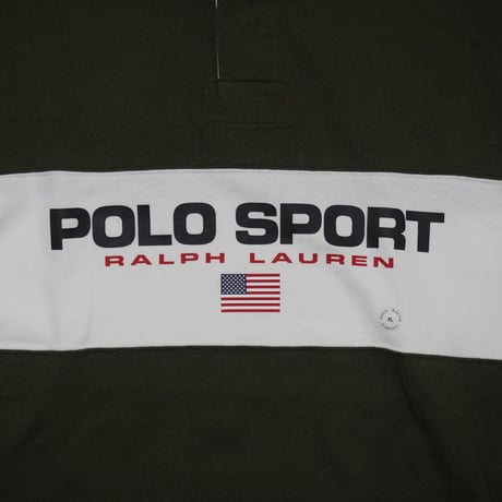 POLO SPORT RALPHLAUREN　"OLIVE DRAB RUGBY" L/S RUGBY SHIRT