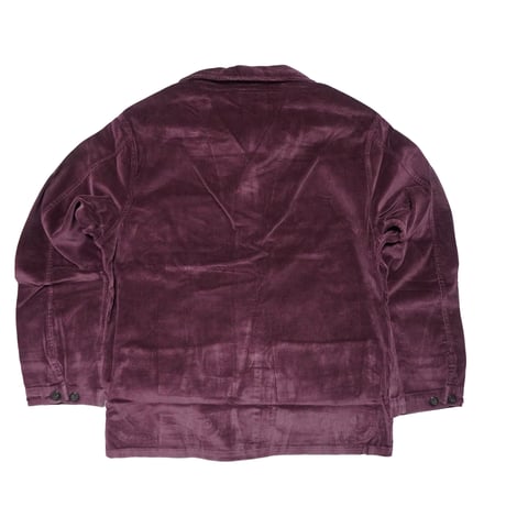 POLO RALPHLAUREN　"CORDUROY UTILITY OVER SHIRT" BURGUNDY JACKET