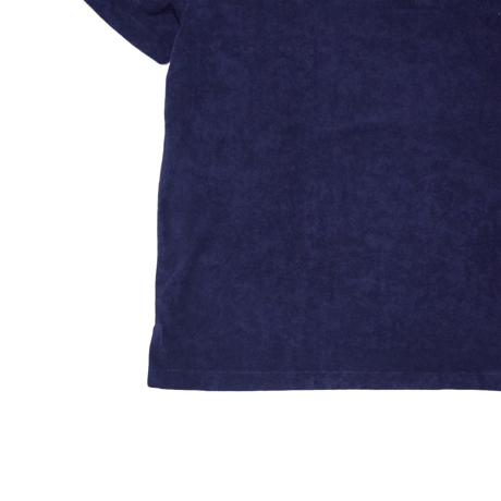 POLO RALPHLAUREN　"PILE POLO SHIRT" S/S SHIRT NAVY / WHITE