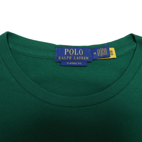POLO RALPHLAUREN　"Script LOGO GREEN“ S/S TEE