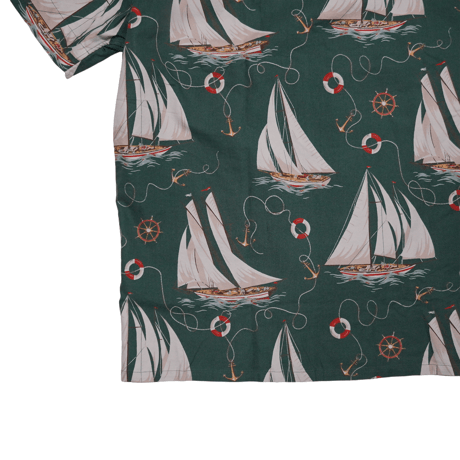 POLO RALPHLAUREN　"CLASSIC FIT SAILBOAT OXFORD CAMP" S/S SHIRT